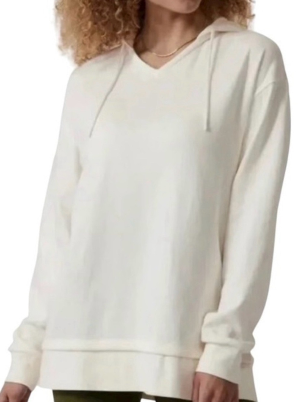 * New Athleta Sundown Alliance Hoodie Magnolia White SZ Small Oversized Fit *